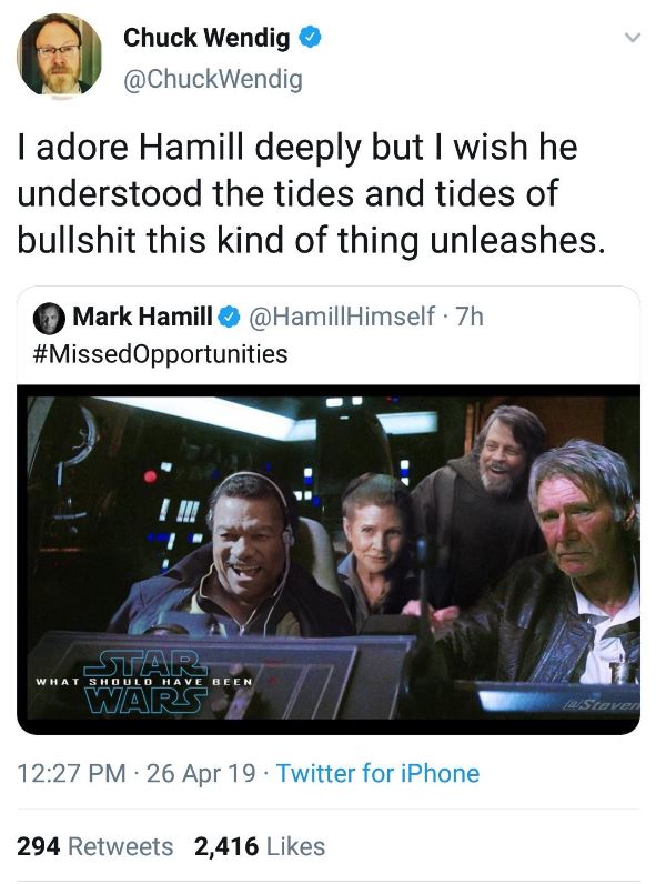 New York Post on Twitter: Mark Hamill defends controversial 'Star